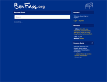 Tablet Screenshot of benfolds.org